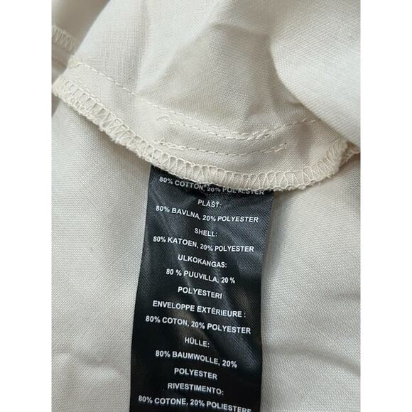 NWT Andrea Iyamah Womens Gamba Robe Kimono Swim Cover Up Beach Ivory One Size - Picture 11 of 13